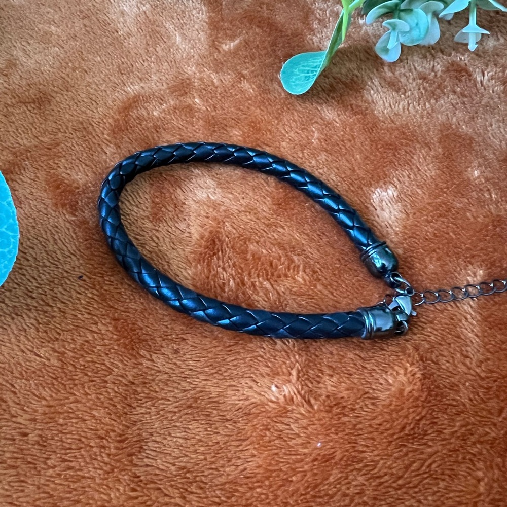 Black Braided Bracelet